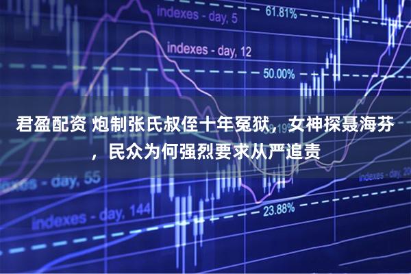 君盈配资 炮制张氏叔侄十年冤狱，女神探聂海芬，民众为何强烈要求从严追责